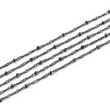 chaîne métal argenté